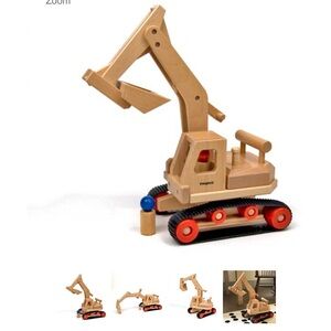 Fagus Wooden Excavator Toy